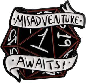 Wowei D & D Lapela Pins D & D Gamer Presente RPG Masmorras Broche Presentes para amantes de masmorras - Product Image 4