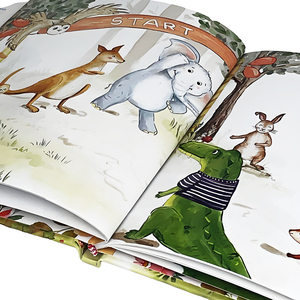印刷工場カスタム中国安いフルカラーハードカバーペーパーバックチャイルドブック印刷 - Product Image 4