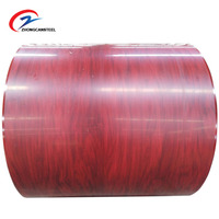 Plaque de bobine en acier à revêtement de couleur en bois de 0.45mm, ppi, pré-peint, galvanisé, prix