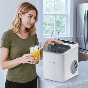 Factory Portable Automatic Mini <b>Ice</b> <b>Maker</b> Machine Home Use 12kg/day Capacity <b>Ice</b> Shape Bottled Water Input - Product Image 2