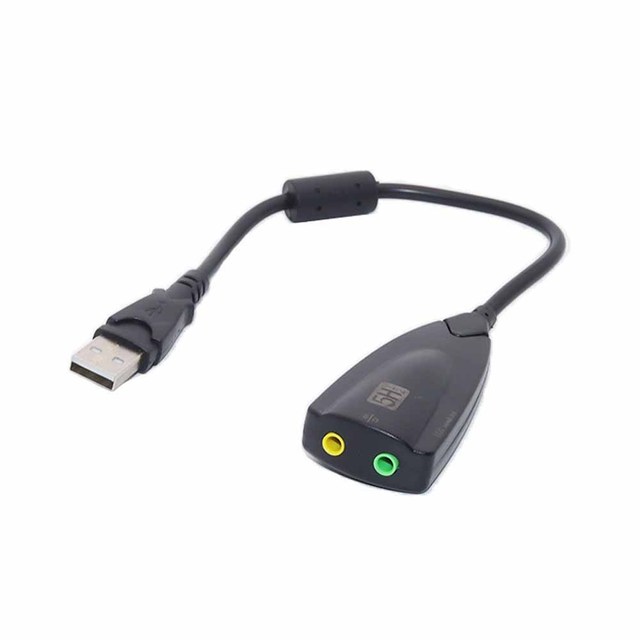7.1 Channel With Cable 5hv2 Stereo Usb Sound Card Computer Games Dedicated External High-End Sound Cards