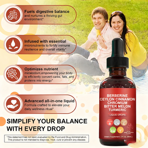 Berberin ve Seylan Tarçını Kulak Damlası Takviyesi + Acı Kavun Ekstresi Moringa GLP-1 Desteği Yetişkinler İçin Genel Sağlık - Product Image 2