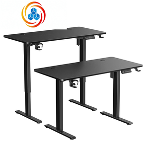 Table de jeu QIANBEI à hauteur réglable, bureau mobile assis-debout, cadre électrique, surface en bois, multifonctionnel pour ordinateur portable - Product Image 2