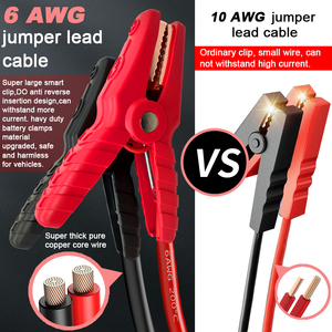 Avviatore di Emergenza <span class=keywords><strong>12V</strong></span> 8250A <span class=keywords><strong>per</strong></span> Auto e Camion, <span class=keywords><strong>Batteria</strong></span> Portatile <span class=keywords><strong>per</strong></span> Motori a Benzina e Diesel 12.8+L - Product Image 4