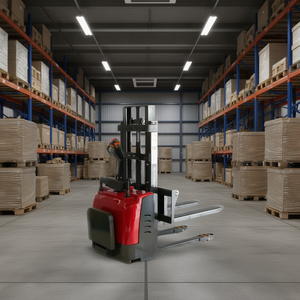 Transpallet Elettrico con Capacità di 1500 kg, Altezza di Sollevamento 198 cm per Pallet a Fondo Aperto, Autonomia di 3-5 Ore - Product Image 2