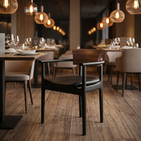 Chaise de salle à manger rembourrée à dossier creux de style nordique, chaise d'appoint en velours pour la maison, l'hôtel, le café