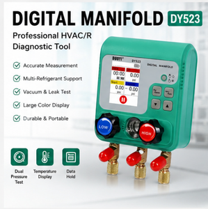 Manómetro Digital DUOYI DY523, Probador de Vacío HVAC, Detector de Fugas de Refrigerante para DY523 1. P - Product Image 1