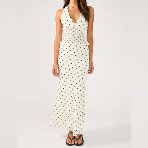 Custom Women's Clothing Factory <span class=keywords><strong>Wish</strong></span> Halter Top Imprimir Blusa de gasa Mujeres Tops - Product Image 3