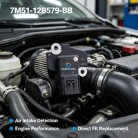 Capteur de débit d'air personnalisable en gros AFH7-0M79 31251735 75M112B579BB pour moteur de voiture
