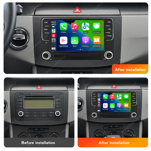 Mekede MS <span class=keywords><strong>Android</strong></span> Auto GPS Navigation Xe Đa Phương Tiện Xe Ban Đầu Phong Cách Cho VW Golf Polo Tiguan Passat Ghế Leon Skoda <span class=keywords><strong>7</strong></span> Inch - Product Image 2