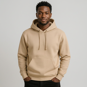 Sudadera y Hoodie Premium para Hombre con Cremallera, Estampado y Detalles de Cuentas, 100% Algodón, Tejido Grueso de Invierno, Moda Urbana al por Mayor - Product Image 1