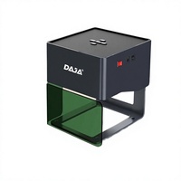 Graveur laser de table DAJA DJ6 80x80mm CNC 3000mW rapide, mini imprimante de marquage de logos, découpeuse compatible IA pour bois et plastique