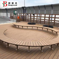 Prix d'usine Composite Decking Balcon Plancher Terrasse Revêtement de sol Decking Imperméable WPC Terrasse extérieure