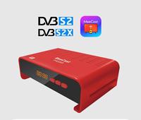 Receptor de TV digital FTA HD GX6605H con procesador de cuatro núcleos DVB S2 compatible con WiFi personalizado