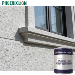 Phoenix Lion Außenwandfarbe Flüssige Wasserdichte Sand-in-Wasser Beschichtung Mehrfarbig Erzeugt Realistische Kunststein-Textur <span class=keywords><strong>Spray</strong></span> - Product Image 6