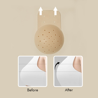 Pétalos de silicona invisibles sin costuras para senos, pegatinas adhesivas para pezones, diseño en rollo sin tirantes, cobertura opaca, impermeables y discretos.