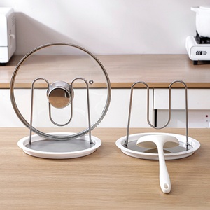 Multi-Layer Chopping Board Pot Cover Wire <b>Storage</b> <b>Rack</b> Disk Lid Bracket <b>Kitchen</b> Countertop Organizer Household - Product Image 6