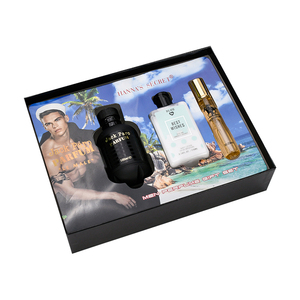 Nueva Llegada Árabe Eau De Toilette Colonia Set <span class=keywords><strong>Original</strong></span> al por mayor Marca 3PCs Hombres Perfume Sets de <span class=keywords><strong>regalo</strong></span> Forma de aerosol - Product Image 6