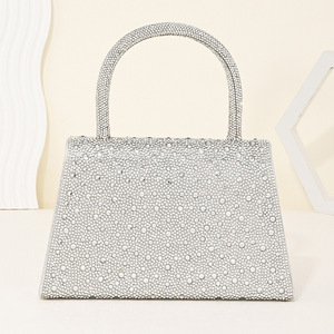 Bolso de noche para mujer con diamantes, bolso de mano moderno y versátil para fiesta de bodas, bolsos de mano de lujo con cristales para mujer - Product Image 3
