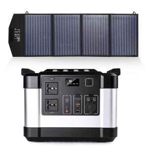สถานีพลังงานลิเธียมไอออนแบบพกพา แผงโซลาร์เซลล์ ช่องเสียบ RV อินเวอร์เตอร์คลื่นไซน์บริสุทธิ์ แบตเตอรี่ภายนอกสำหรับการตั้งแคมป์กลางแจ้ง - Product Image 5