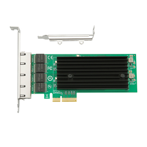 Carte Ethernet filaire interne PCI X4 4 ports I226 2.5GbE pour serveurs, NAS, stations de travail 10/100/1000/2500 Mbps Stock I226 - Product Image 1