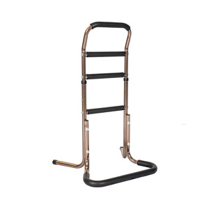 Good <b>Steps</b> Portable Toilet Grab <b>Bar</b> Aluminum Alloy Height Adjustable 136kg Load Bearing Bathroom Safety Rail For Elderly - Product Image 2
