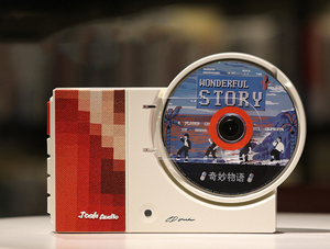 Reproductor de CD de Arte Pixelado Retro Personalizado, Altavoz HiFi de Escritorio, Reloj Musical Inalámbrico, Regalo para Decoración del Hogar, Configuración de Sala de Juegos - Product Image 2