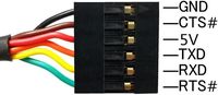 Ftdi Ft232rl Usb a Serial Uart Ttl 5V Compatible con Cable de consola de Ttl-232r-5v