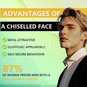 OEMプライベートラベル エネルギー＆集中力強化 顎ライン強化ガム 顔の筋肉トレーニング 超強力噛むガム 顎ライン用 - Product Image 4