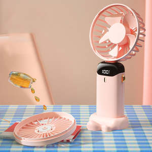 Vente chaude Été Pliable <span class=keywords><strong>Ventilateur</strong></span> À Main Affichage Numérique Portable Pliable Rechargeable Sport <span class=keywords><strong>Mini</strong></span> <span class=keywords><strong>Ventilateur</strong></span> - Product Image 6