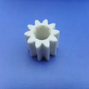 Straight Toothed Cylindrical Gear Industrial Motor Drive Zirconia Alumina Ceramic Spindle Gear Parts