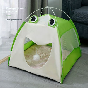 Katzenbett Quadratisch Cartoon Klassisch Modern Hundebett & Katzenbett Abnehmbar Waschbar Umweltfreundlich Wasserdicht Schmutzabweisend Sommer Kühl - Product Image 3