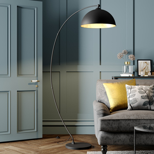 Custom Modern Linear LED <strong>Floor</strong> <strong>Lamp</strong> Personalized Minimalist Metal <strong>Arc</strong> for Hotel and Bedroom Lighting - Product Image 1
