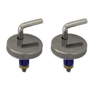 Kit de bisagras de repuesto S122K, diámetro 45 mm, para asientos de inodoro - Product Image 1