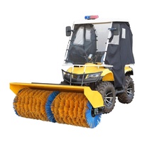 Barredora de Nieve Autopropulsada de 9.0kW, Ancho de Cepillado de 150cm, 3 en 1: Barrido/Lanzamiento/Quitanieves para Uso Municipal y Industrial