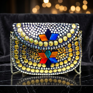 Bolso de Mano de Metal Clásico Pulido de Lujo para Mujer, Bolso de Noche Elegante de Primera Calidad de Falak World Export - Product Image 1