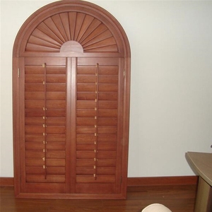 Best Price Custom Horizontal White Motorized <strong>Shutters</strong> Wood Plantation <strong>Shutters</strong> Pvc <strong>Arched</strong> <strong>Window</strong> <strong>Shutter</strong> - Product Image 3