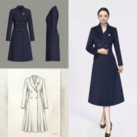Ensembles de costumes noirs pour femmes, Manteaux pour femmes, Manteaux en laine pour femmes, Manteaux d'hiver pour femmes, Manteaux d'hiver en laine pour femmes