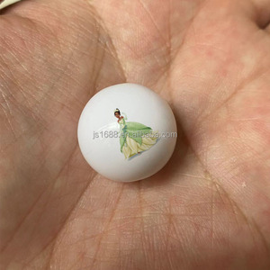 Cuentas gruesas redondas con estampado de <span class=keywords><strong>princesa</strong></span> personalizado, cuentas acrílicas DIY de 20mm para hacer joyas, cuentas de goma de mascar para hacer bolígrafos - Product Image 4