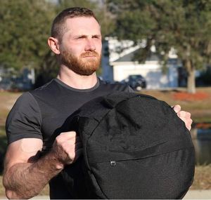 Échantillon Gratuit : Sac de Sable Rond de Fitness 150/100/50 LB avec Deux Poignées - Sacs de Sable d'Entraînement Robustes pour Cross-Training - Product Image 2