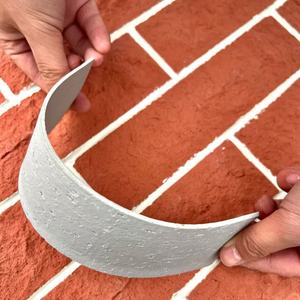 Peinture à l'argile modifiée, matériau MCM, rouge gris, décoration de façade, texture rustique, briques de <span class=keywords><strong>parement</strong></span> douces, construction de bâtiments - Product Image 1