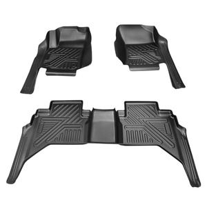 แผ่นรองพื้นรถยนต์แบบกันน้ำกันลื่น 5D TPE คุณภาพพรีเมียม สำหรับ Toyota Revo ออกแบบมาให้พอดีทุกสภาพอากาศ - Product Image 1