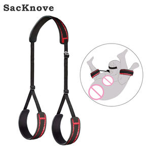 SacKnove - Productos Eróticos y Sexuales al por Mayor, Cinturón de Cuero con Diseño de Diamantes y Piernas Abiertas, Conjunto de Bondage <span class=keywords><strong>para</strong></span> Cama Sexual BDSM <span class=keywords><strong>para</strong></span> Mujeres y Hombres - Product Image 1