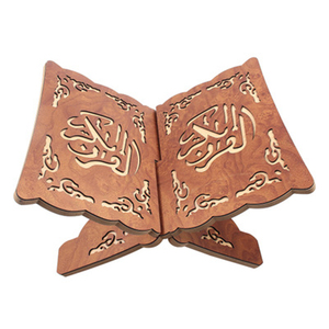 Eid Mubarak Ramadán Soporte de Biblia artesanal de madera para decoraciones de Ramadán EID - Product Image 1