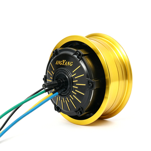 ANGYANG-S500 72V 8000W Moteur de moyeu arrière sans balais à engrenages en aluminium de 11 pouces, de qualité compétition, pour <span class=keywords><strong>trottinette</strong></span> électrique transparente dorée - Product Image 3
