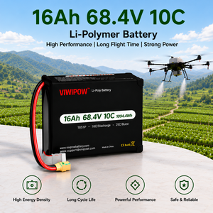 Batterie de drone 16Ah 68.4V 10C à décharge rapide, longue autonomie pour l'inspection des lignes électriques, pack lithium à sortie de courant stable et élevé - Product Image 3