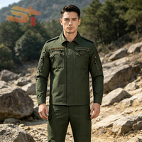 Ensemble de combinaison camouflage à manches longues SIKE F116, authentique, pour homme, printemps/été, veste tactique d'extérieur fine, respirante et résistante à l'usure