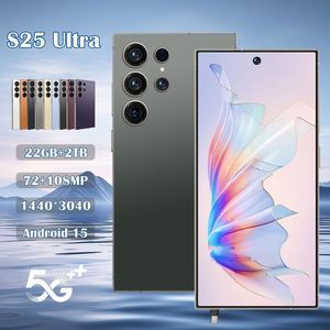 S25 siêu 22GB + 2TB toàn cầu 5G <span class=keywords><strong>Dual</strong></span> Sim <span class=keywords><strong>Android</strong></span> 15 mở khóa decacore CPU CDMA điện thoại di động màn hình lớn S25 siêu điện thoại thông minh - Product Image 1