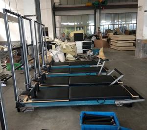 Alta calidad con bajo precio Pilates reformador de aluminio reformador con la mitad de trapecio reformador Pilates máquina de equipo de SRP03-1 - Product Image 4