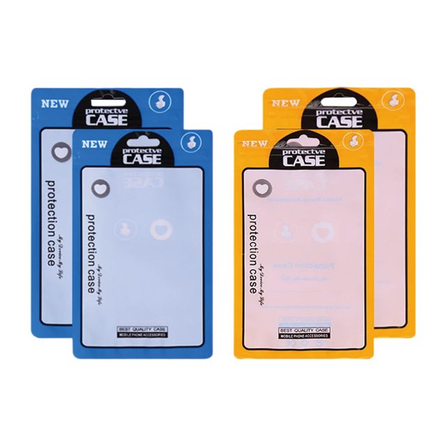 Custom Printing Logo Wholesale Plastic PE Glossy OPP PVC Mobile Cell Phone Case USB Cable Retail Packaging Ziplock Zipper Bag
